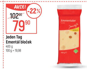 Sýr Ementál Jeden Tag