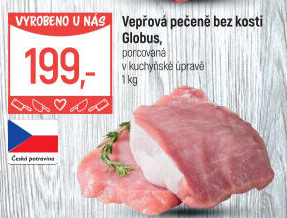 Vepřová pečeně bez kosti Globus