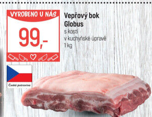 Vepřový bok s kostí Globus