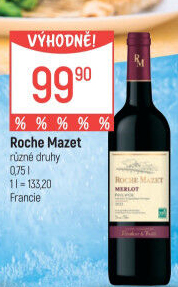 Víno Merlot Roche Mazet