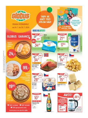 akční leták Globus 24.7.2024-30.7.2024
