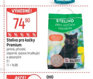 Stelivo pro kočky Premium