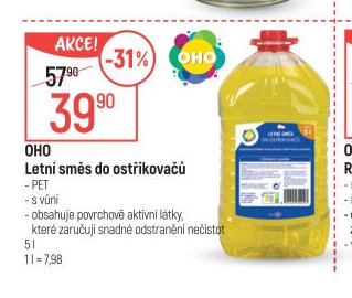 OHO Letní směs do ostřikovačů