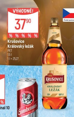 Krušovice Královský ležák