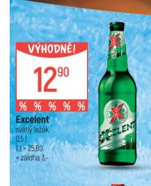 Excelent světlý ležák