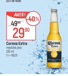 Corona Extra mexické pivo