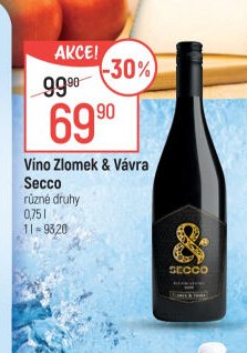 Víno Zlomek & Vávra Secco
