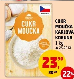 Cukr moučka Karlova Koruna
