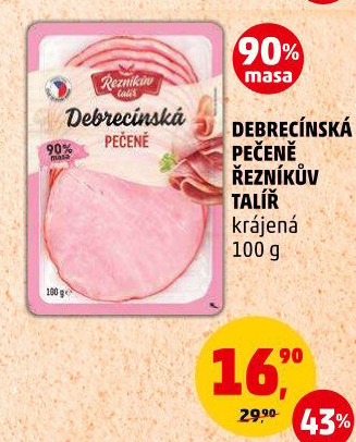 Debrecínská pečeně Řezníkův talíř