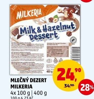 Dezert mléčný Milkeria