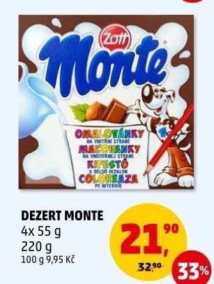 Dezert Monte Zott