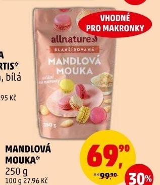 Mandlová mouka Allnature