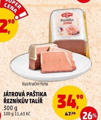 Paštika játrovka Řezníkův talíř