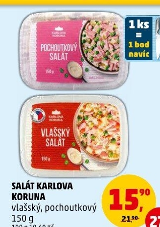 Salát vlašský Karlova Koruna