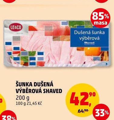 Šunka dušená výběrová LE&