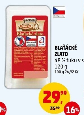 Sýr Blaťácké zlato Madeta