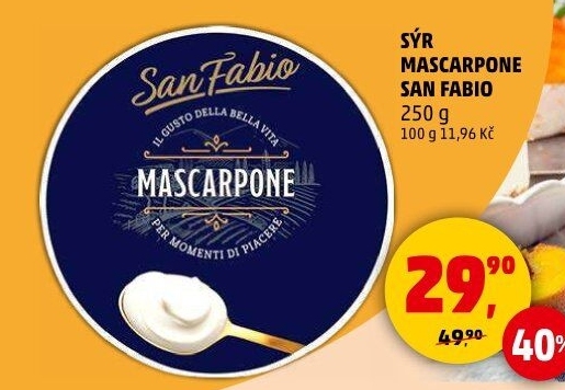 Sýr Mascarpone San Fabio