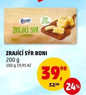 Sýr zrající s kmínem Boni