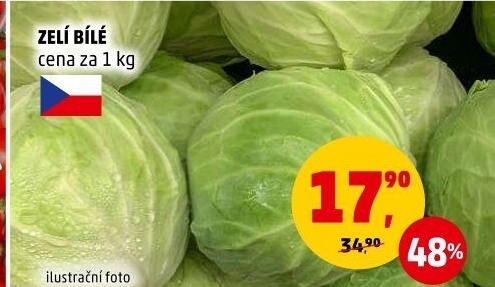 Zelí hlávkové bílé