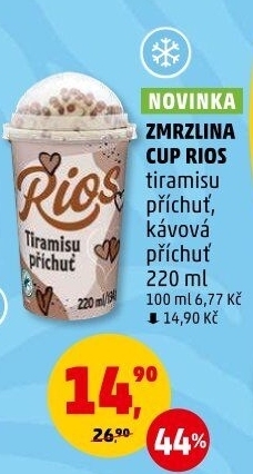 Zmrzlina v kelímku Rios