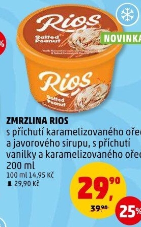 Zmrzlina v kelímku Rios