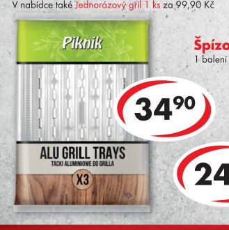 Grilovací tácky