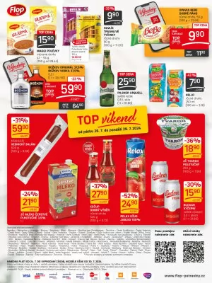 akční leták FLOP TOP 24.7.2024-30.7.2024