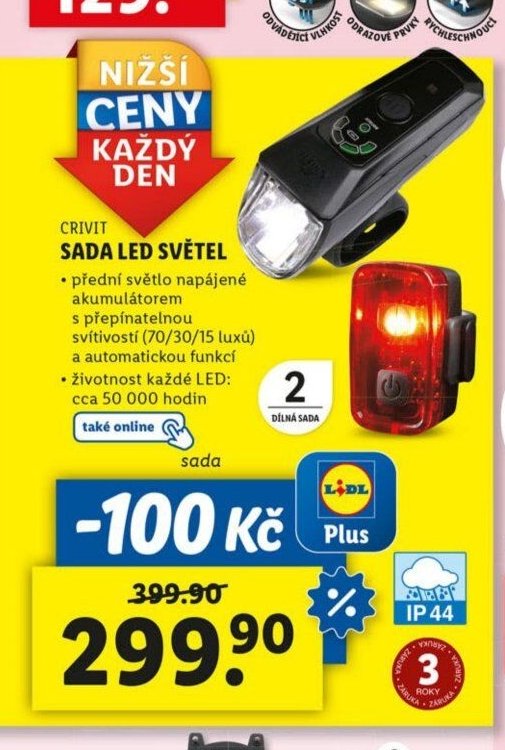 CRIVIT SADA LED SVĚTEL