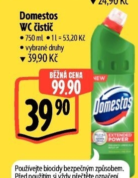 Čistič WC gelový Domestos