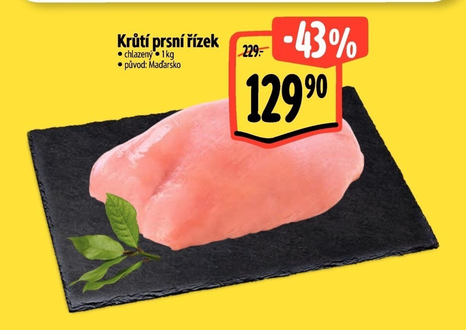 Krůtí prsní řízky