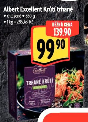 Krůtí trhané Sous Vide Albert Excellent