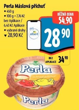 Margarín máslová příchuť Perla