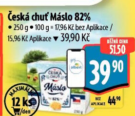 Máslo Česká chuť