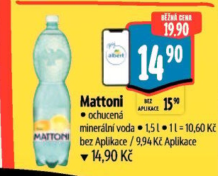 Ochucená voda Mattoni