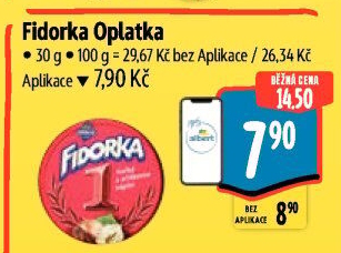 Oplatky Fidorka Opavia