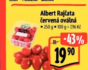 Rajčata oválná Albert