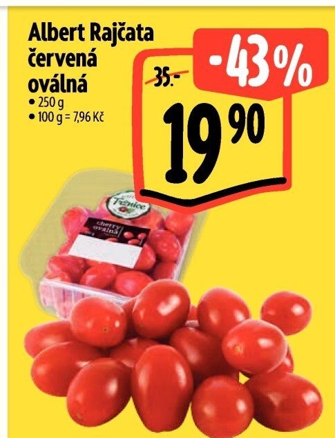Rajčata oválná Albert