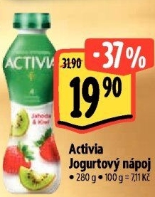 Jogurtový nápoj Activia Danone