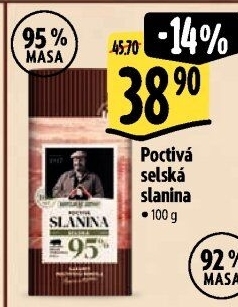 Poctivá selská slanina Kostelecké uzeniny