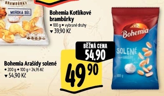 Pražené arašídy Bohemia Chips