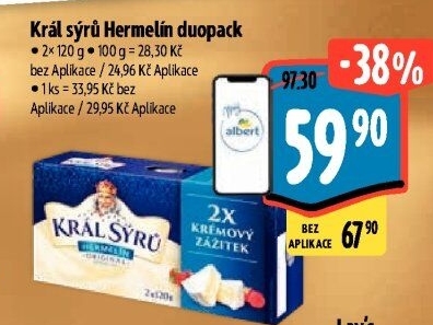 Sýr Hermelín Král sýrů