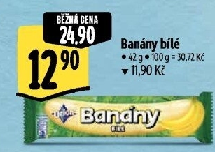 Tyčinka Banány v čokoládě Orion