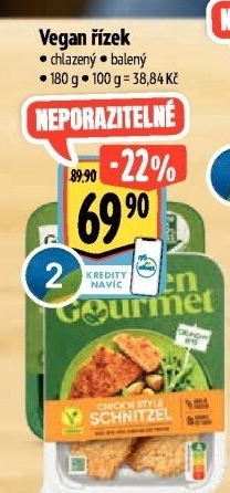 Veganský řízek Veggie Garden Gourmet