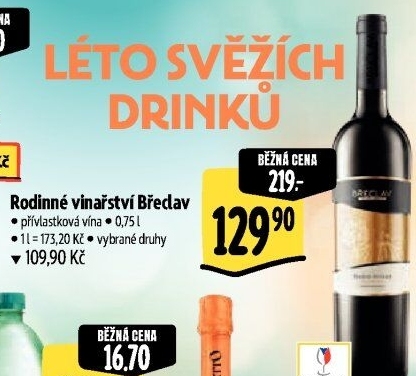 Vína Vinařství Břeclav - přívlastková