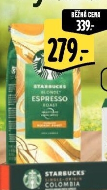 Zrnkové kávy Starbucks