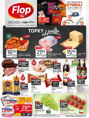 akční leták FLOP TOP 31.7.2024-6.8.2024