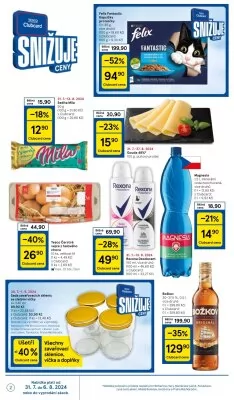 akční leták Tesco 31.7.2024-6.8.2024