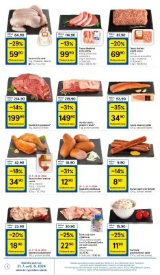 akční leták Tesco 31.7.2024-6.8.2024