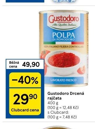 Gustodoro Drcená rajčata