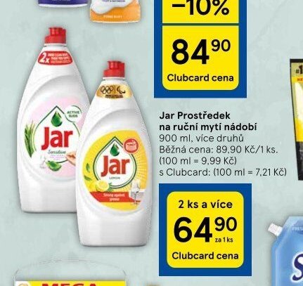 Jar Prostředek na ruční mytí nádobí
